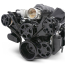 LS Chevy S-Drive Serp Kit w/Plastic P/S Res - Gloss Black