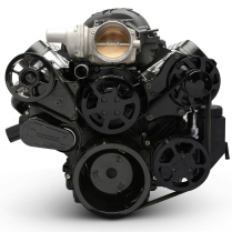 LS Chevy S-Drive Serp Kit w/o A/C w/Plastic P/S Res - Back