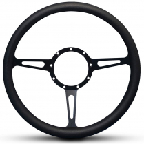 1/2 Wrap Classic 13.5" Steering Wheel- Black Grip Mate Black