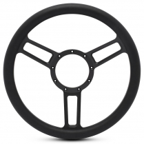 1/2 Wrap Launch Sym 13.5" Steering Wheel- Blk Grip Matte Blk