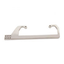 Standard Carb Side Mount Cable Bracket - Clear Anodized