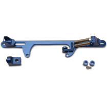 Standard Carb Univ Side Mount Cable Bracket - Gloss Blue