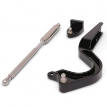 1965-66 Mustang Coupe Billet Trunk Hinges - Gloss Black