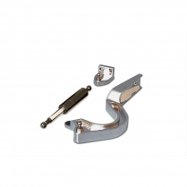 1965-66 Mustang Coupe Billet Trunk Hinges - Polished