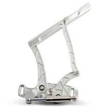 1964-67 GTO/LeMans Lighting Style Hood Hinges - Clear Anod