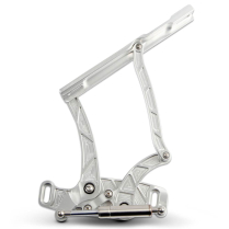 1963-64 Impala Lighting Style Hood Hinges - Clear Anodized