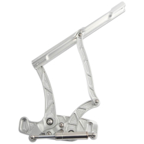 1965-67 Impala Lighting Style Hood Hinges - Clear Anodized