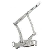 1965-67 Impala Lighting Style Hood Hinges - Clear Coated