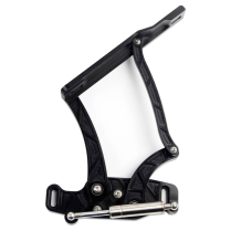 1964-67 Cutlass Lighting Style Hood Hinges - Black Anodized