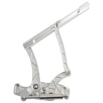 1967-69 Firebird Lighting Style Hood Hinges - Clear Anodized
