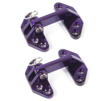 Universal Stainless Long Reach Hatch Hinges - Gloss Purple