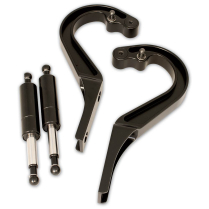 1967-69 Camaro Trunk Hinges - Black Anodized