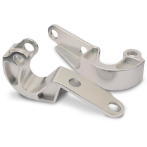 1970-81 Camaro Trunk Hinges - Clear Anodized