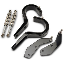 1964-65 Chevelle & Malibu Billet Trunk Hinges - Black Anod