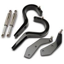 1964-65 Chevelle & Malibu Billet Trunk Hinges - Gloss Black