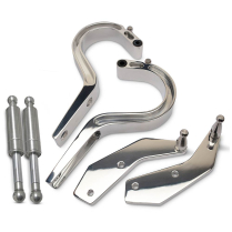 1964-65 Chevelle & Malibu Billet Trunk Hinges - Polished
