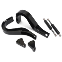 1968-72 Chevelle & Malibu Billet Trunk Hinges - Black Anod