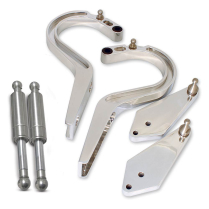 1963-65 Nova Billet Trunk Hinges - Polished