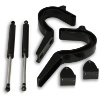 1955-57 Bel Air Post Trunk Hinges - Gloss Black