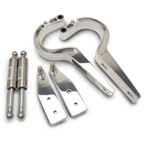 1963-64 Impala & Full Size Car Trunk Hinges - Clear Coat