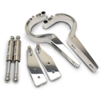 1963-64 Impala & Full Size Car Trunk Hinges - Polished