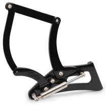 1955-57 Chevy Pickup Truck Hood Hinges - Black Anodized