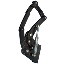 1955-57 Chevy Truck Hood Hinges for Glass Hood - Black Anod