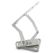 1973-80 Chevy Pickup Truck Hood Hinges - Clear Anodized