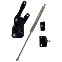 1947-54 Chevy Truck Hood Hinges for Glass Hood - Matte Black