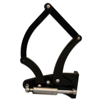 1955-56 Chevy Passenger Car Hood Hinges - Gloss Black