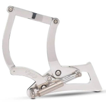 1955-56 Chevy Pass Car Hood Hinges Glass Hood - Clear Anod