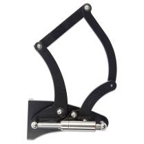 1955-56 Chevy Passenger Car Hood Hinges - Matte Black