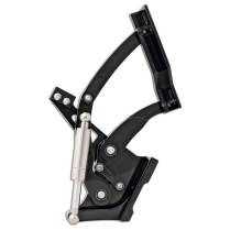 1957 Chevy Passenger Car Hood Hinges - Gloss Black