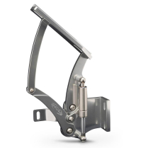 1961 Impala Passenger Car Hood Hinges - Clear Anodized