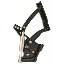 1961 Impala Pass Car Hood Hinges for Glass Hood - Gloss Blk