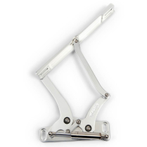 1966-67 Chevy II & Nova Hood Hinges - Clear Anodized