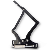 1963-65 Chevy II & Nova Hood Hinges - Gloss Black