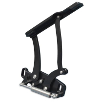 1963-65 Chevy II & Nova Hood Hinges Glass Hood - Gloss Black