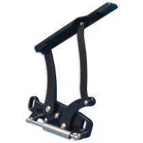 1963-65 Chevy II & Nova Hood Hinges - Matte Black