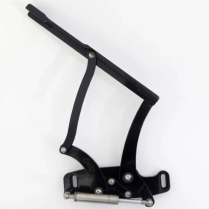 1965-67 Impala Hood Hinges for Glass Hood - Gloss Black