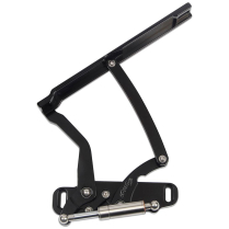 1968 Impala Full Size Car Hood Hinges - Black Anodized