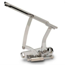 1970-72 Monte Carlo Hood Hinges for Glass Hood - Polished