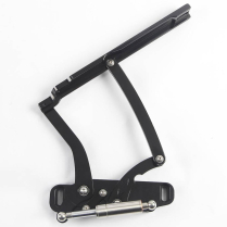 1967-79 Pontiac Ventura Hood Hinges - Black Anodized