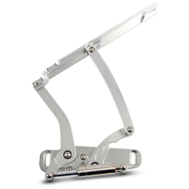 1967-79 Pontiac Ventura Hood Hinges - Clear Anodized