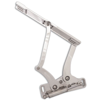 1966-67 Chevy II & Nova Hood Hinges - Clear Coat