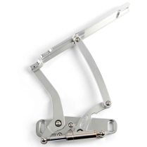 1968-79 Nova Hood Hinges - Clear Anodized