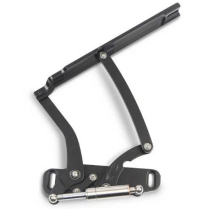 1968-79 Nova Hood Hinges for Glass Hood - Matte Black