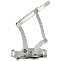 1964 Chevelle & Malibu Hood Hinges - Clear Anodized