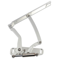 1968 Chevelle & Malibu Hood Hinges - Clear Anodized