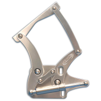 1963-65 Fairlane Hood Hinges - Clear Anodized